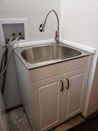 Elective items such as countertops, cabinets, and supplementary storage make wash day easier, smoother, less painful. 63 Off Glacier Bay Stainless Steel Laundry Utility Sink And Cabinet Home Decorators Outlet