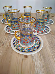 Ethnic Indian Style Turkish Tea Set