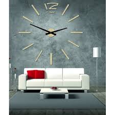 Large 3d Adhesive Wall Clocks 3d Hours