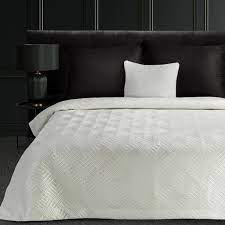 White Velvet Bedspread White Bedspread