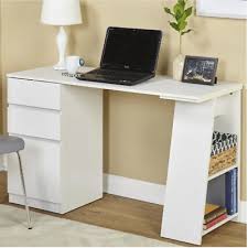 Writing desks, with drawers for minimal storage, are easy to place anywhere and are perfect for your laptop. Simple Living Como Modern Writing Desk Office Computer White Storage Drawers New Ebay