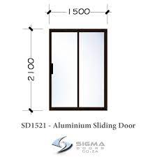 Aluminium Sliding Door Sizes Standard