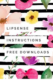 Lipsense Instructions Cards Free Printables Its Simply Lindsay