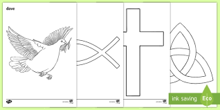 It's that time of year again! Catholic Symbols Colouring Pages Teacher Made
