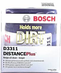 Oil Filter By Bosch D3311 Distance Plus Auto Car Vehicles