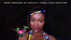african tribal face painting whispered