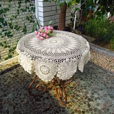 Handmade 90 Cm Round Table Cloth