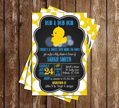 Bubble bath rubber duck baby shower decorations kit. Novel Concept Designs Rubber Duck And Baby Duck Baby Shower Invitation