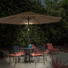pure garden patio umbrella light