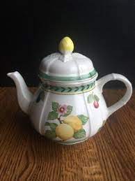 boch teapot french garden fleurence