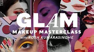 glam makeup mastercl with rosh
