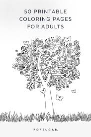 Free printable coloring pages and connect the dot pages for kids. Free Printable Adult Colouring Pages Popsugar Smart Living Uk