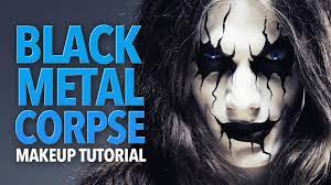 the black metal corpse makeup tutorial