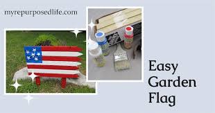 How To Make An Easy Garden Flag My