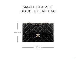 Size Guide Chanel Classic Double Flap Bag Handbags Xupes