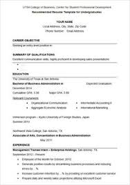 Resume Format College Student 2 Resume Format Sample Resume