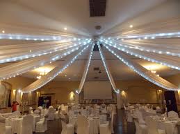 Strip Ceiling Draping With Fairy Lights At Midrand