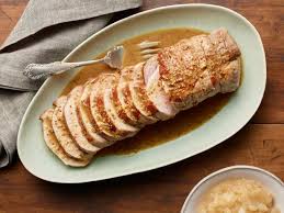 roast pork loin with applesauce recipe