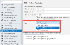 Developing Windows Forms Applications In Rider 2019 1 Net