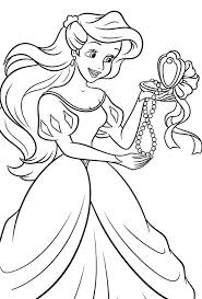 Add some colors to create your piece of art. 100 Coloring Princess Ariel Ideas Mermaid Coloring Pages Disney Coloring Pages Mermaid Coloring