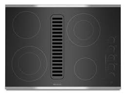 Electric Radiant Downdraft Cooktop