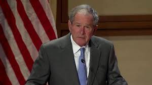 Bush (nascut el 6 de juliol de 1946) és des de l'any 2001 el 43é president dels estats units. George W Bush Immigration Is A Blessing And A Strength Bbc News