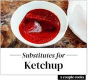 Can you substitute tomato paste for tomato ketchup?