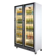 Large Beverage Coolers Display Upright