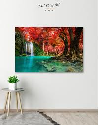 Erawan Waterfall Thailand Canvas Wall