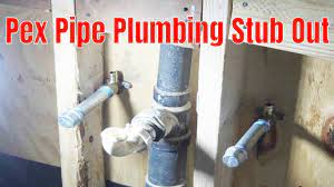 Pex Pipe Plumbing Stub Out Set Up And Hang Shower Valve - YouTube
