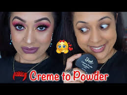 sleek makeup creme to powder foundation