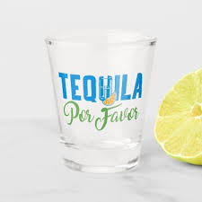 Tequila Por Favor Shot Glass Zazzle