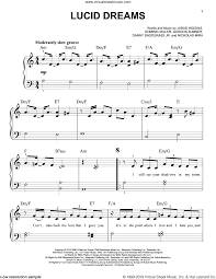 Download lagu juice wrld lucid dreams mp3 dan video klip mp4 (3.43 mb) gudanglagu. Wrld Lucid Dreams Sheet Music For Piano Solo Pdf Interactive