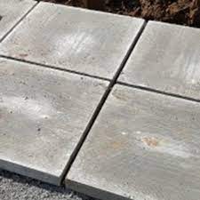 to build a shed base with paving slabs