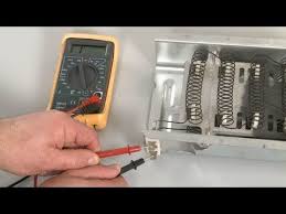 I have already put in a new heating element and thermal fuse and it still will not heat. Dryer Not Heating Heating Element Testing Troubleshooting Youtube
