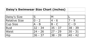 Size Charts Ava Adorn Apparel And Accessories