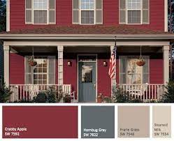 Four color schemes to use with crabby apple. Off The Wall Stories