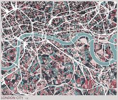 London City Art Map Photos Prints
