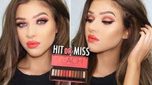 bys peach palette makeup tutorial