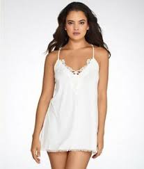 Details About Flora Nikrooz Blake Lace Trimmed Knit Cheimse Babydoll Ivory Medium 8136