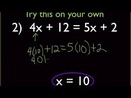 Solving Equations With Variables On