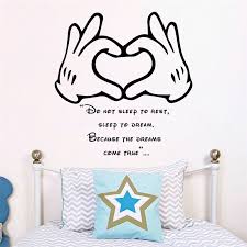 Encouraging Heart Letters Wall Stickers