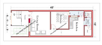 15x45 small house plan free the small