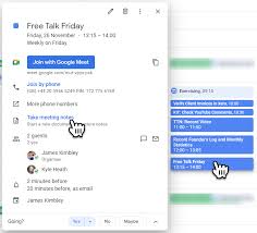 create meeting notes for your calendar