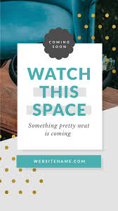Watch This Space Announcement Template Graphic Easil