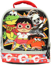 Ryan becomes a cartoon superhero for new adventures with friends, gus the gummy gator and moe monster. Buy Ryan S World Universe Red Titan Combo Panda Gus Moe Dual Compartment Lunch Bag Tote Online In Vietnam B08gl17tyq