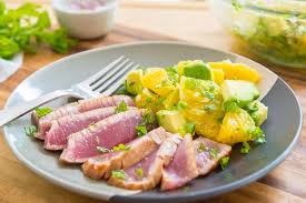 seared ahi tuna with easy marinade