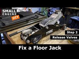 fix a broken hydraulic floor jack