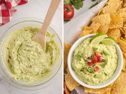 creamy guacamole together as family