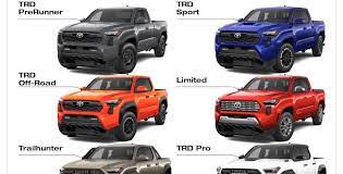 which 2024 tacoma trim do you plan to